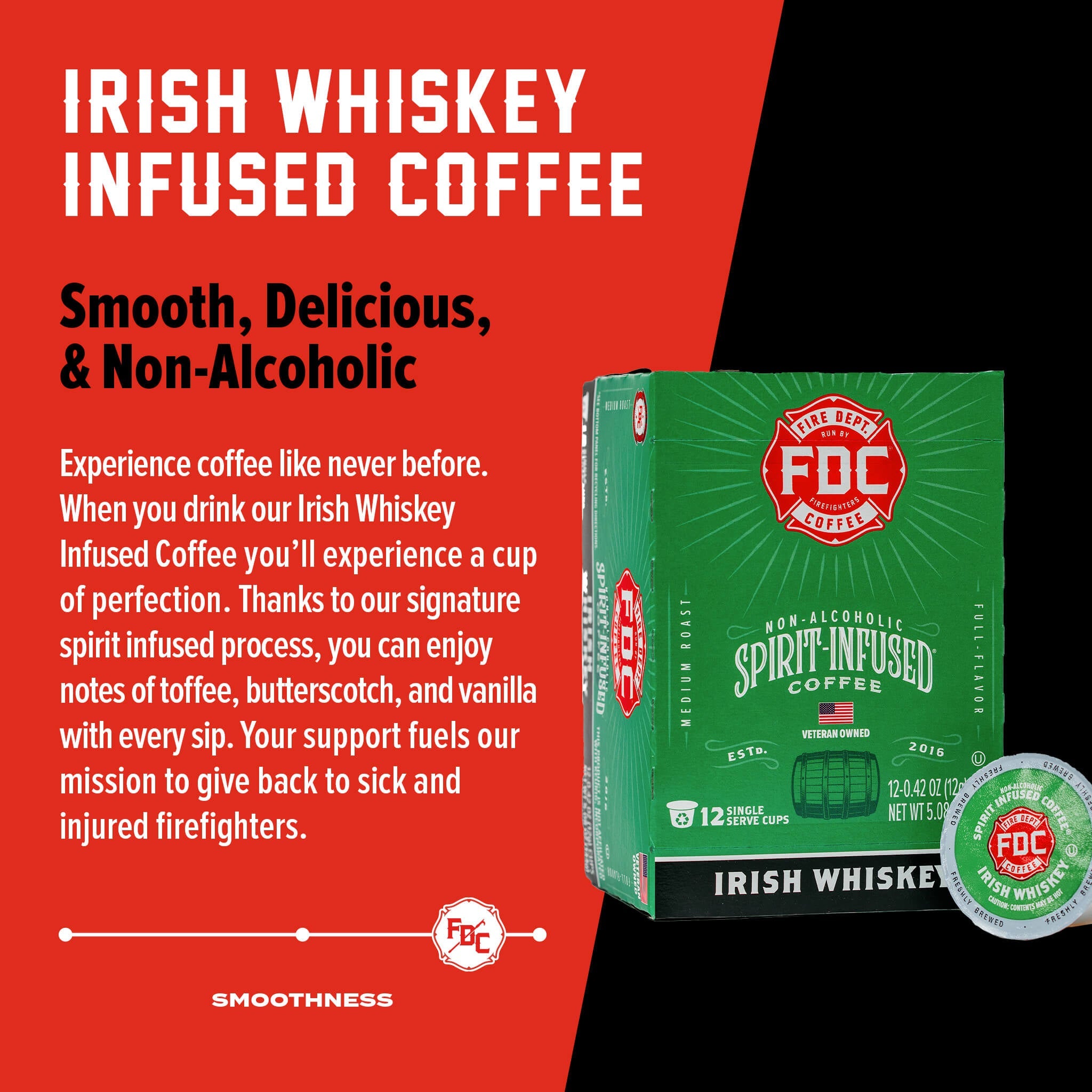Irish Whiskey Infused Coffee Pods