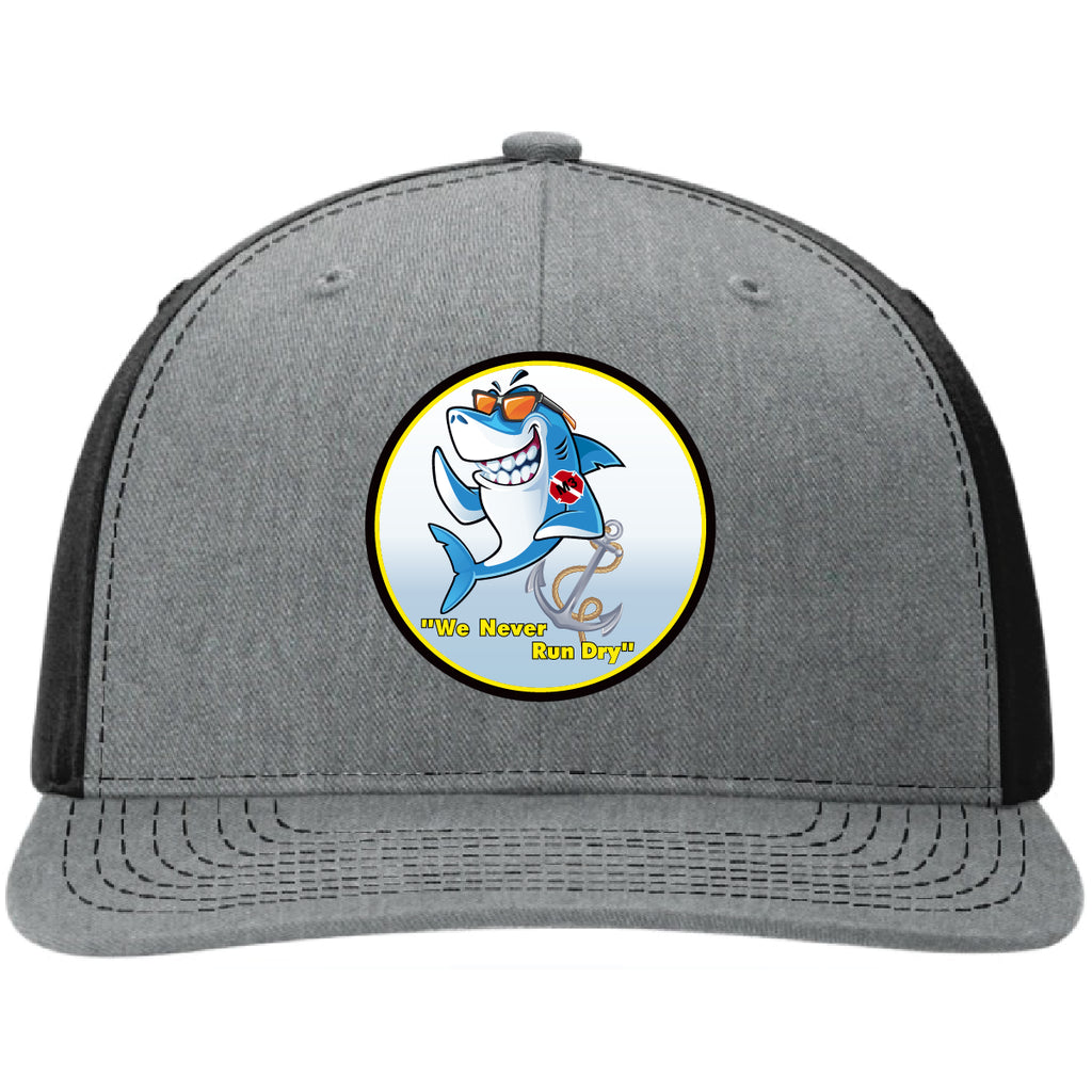 Rockaway Point Firefighter Leather Patch Hat