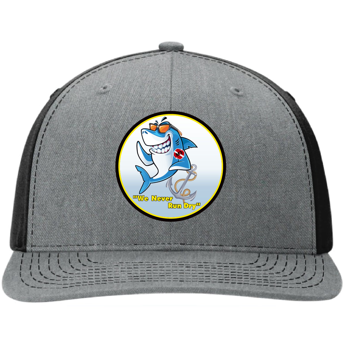 Rockaway Point Firefighter Leather Patch Hat