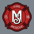 Mineral Sprins Fire Department Custom leather patch on a Richardson Hat
