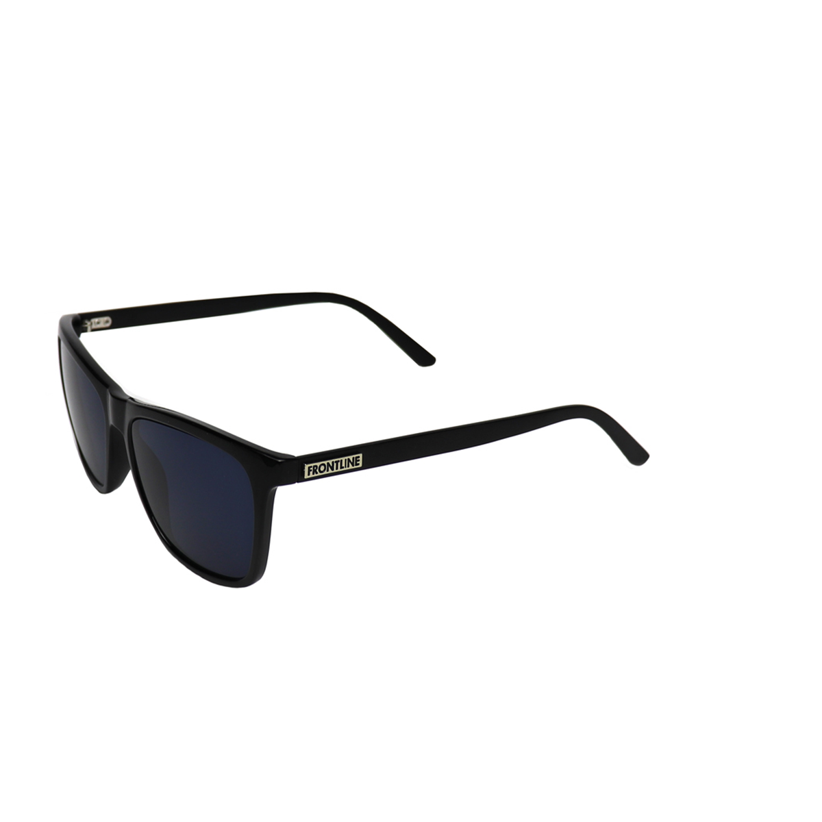 Nado black frame with dark lenses in an angled front view
