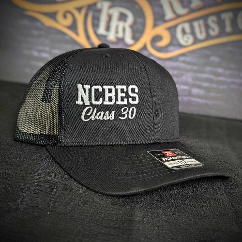 North Carolina Breathing Equipment Schoole Class 30 embroidered black Richardson 112 hat