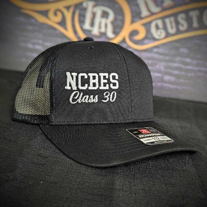 North Carolina Breathing Equipment Schoole Class 30 embroidered black Richardson 112 hat