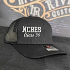 North Carolina Breathing Equipment Schoole Class 36 embroidered black Richardson 112 hat