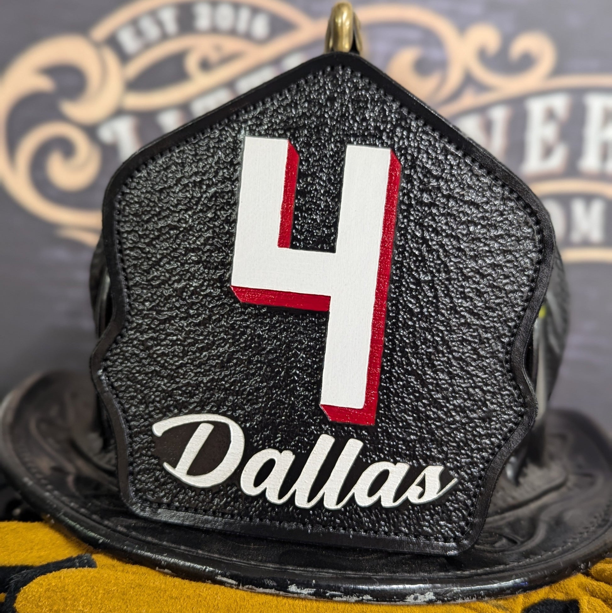 leather firefighter helmet shield – strong and personalized for shift gear