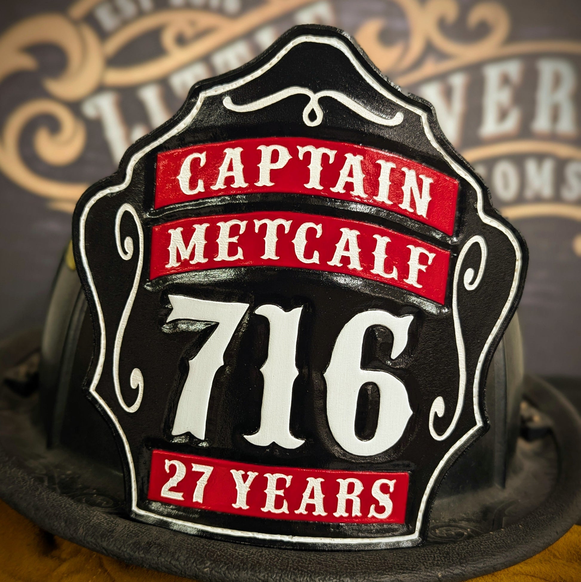 Custom firefighter helmet shield For Cairns N5A, N6A, and Phenix TL2 Helmets