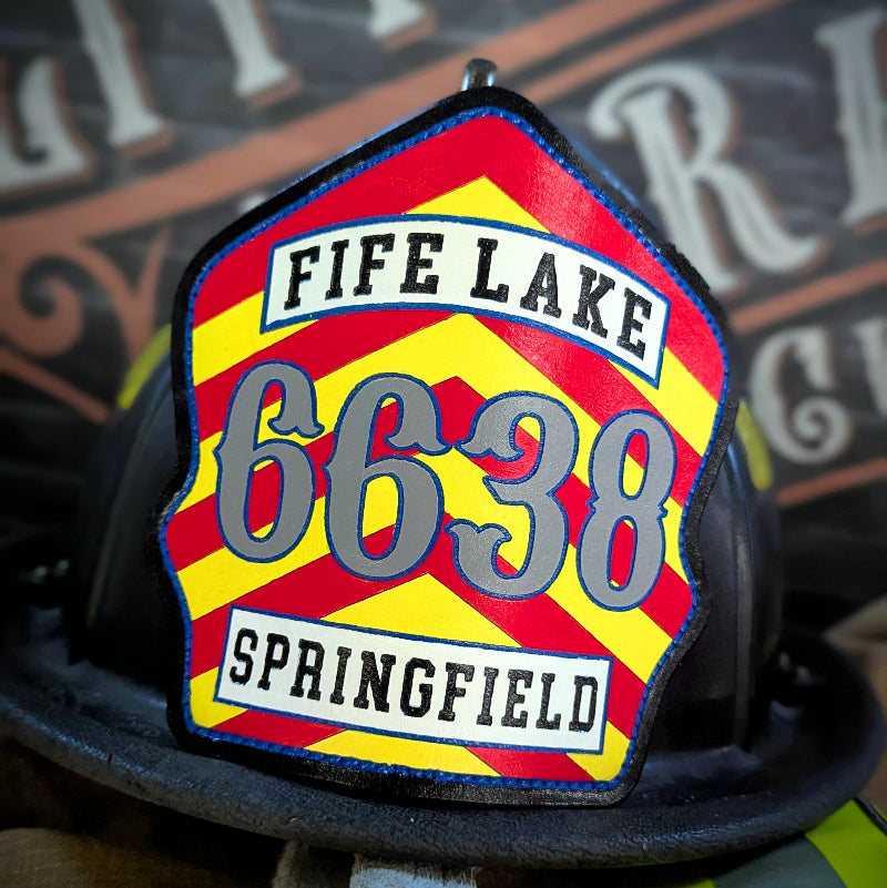 Fife Lake Leather Firefighter Helmet Shield