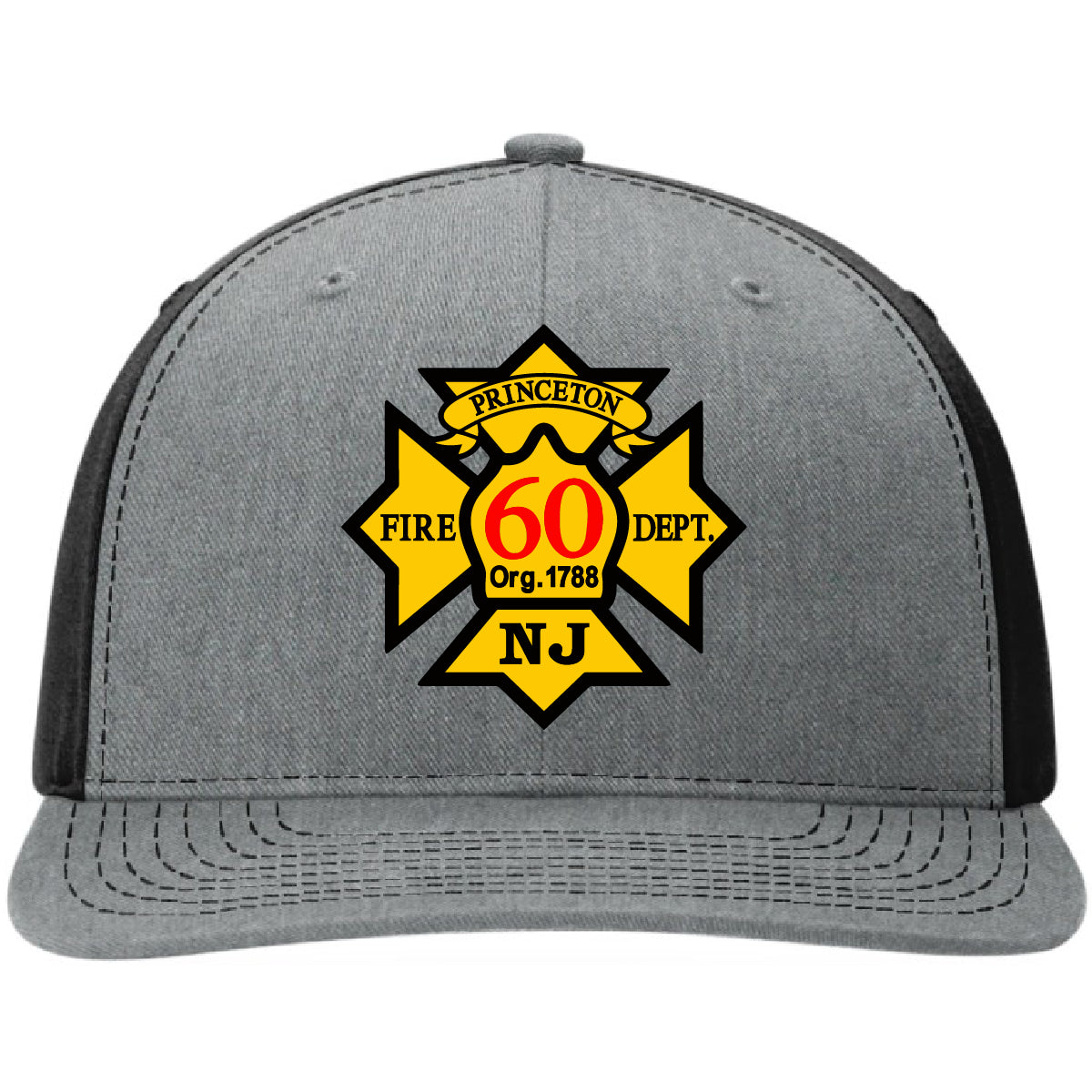 Princeton Fire Department Leather Patch Hat