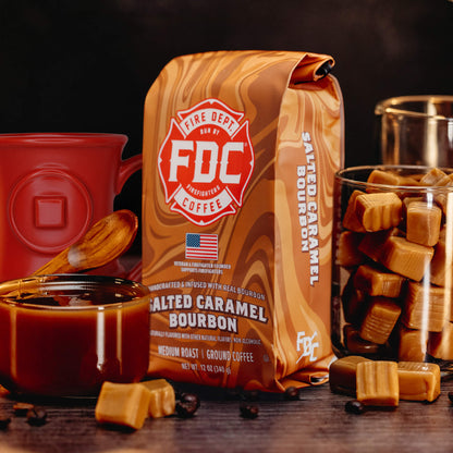 Salted Caramel Bourbon Infused Coffee