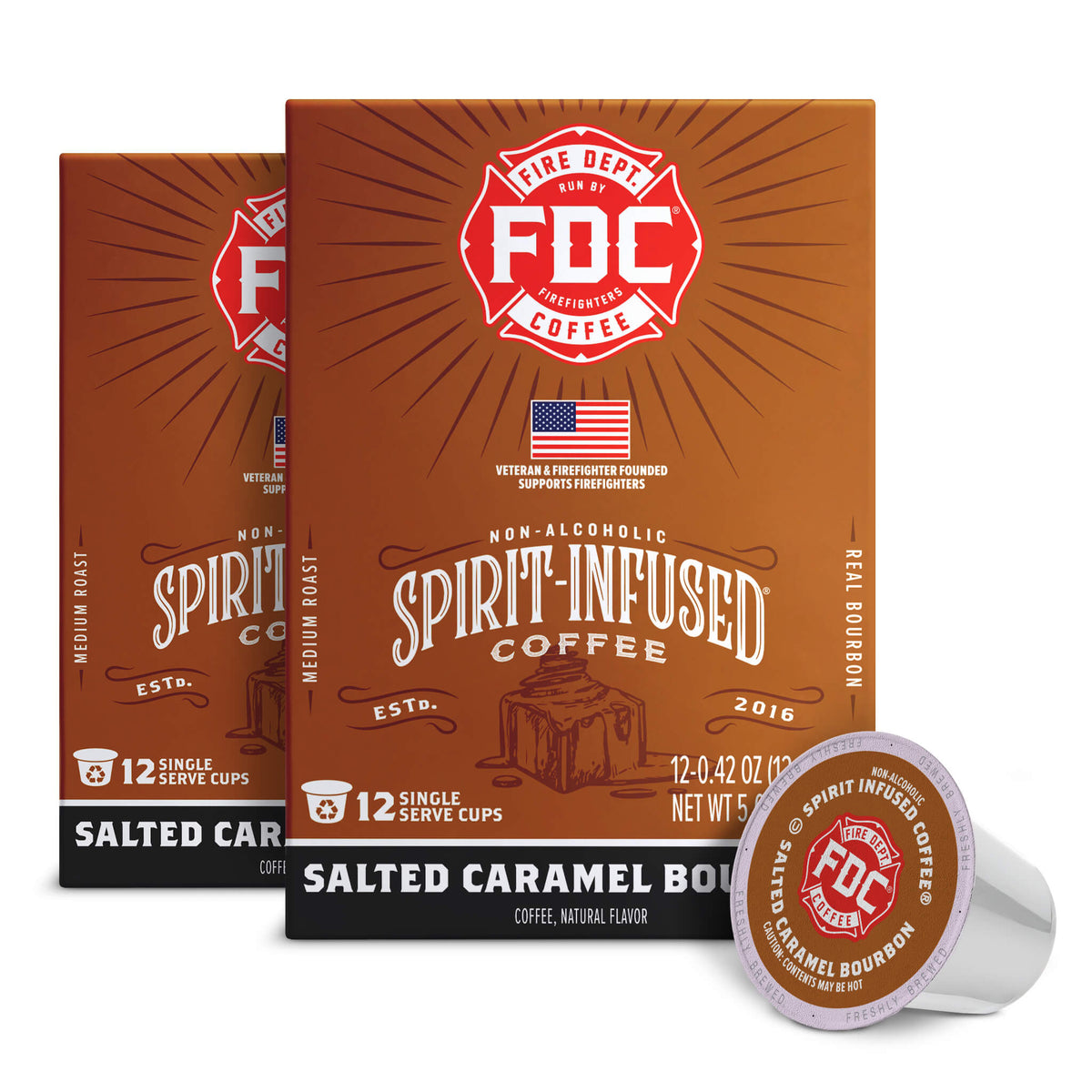 Salted Caramel Bourbon Infused Coffee Pods