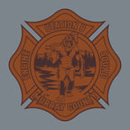 Murray County Fire Department Hat Custom Leather Patch