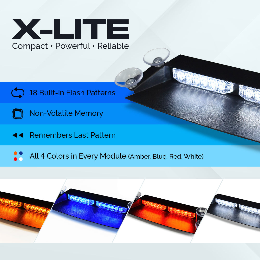 UBL X-Lite (4 Color) 2X Dash Light