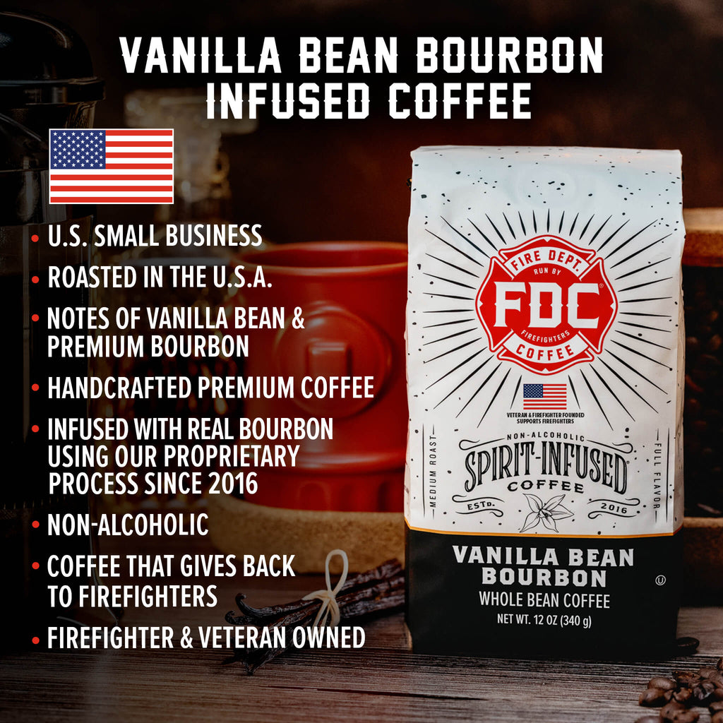 Vanilla Bean Bourbon Infused Coffee