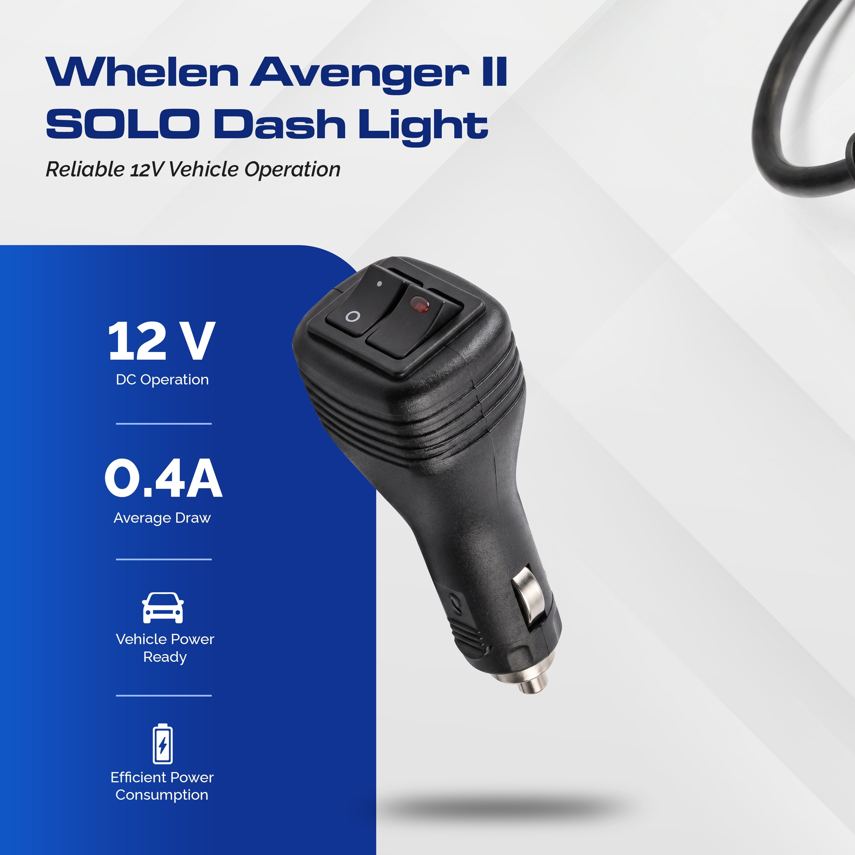 Whelen Avenger II SOLO Dash Light