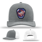 Firefighter hat featuring ACTC firefighting program leather crest