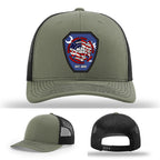 ACTC Firefighting Program student and graduate leather patch hat