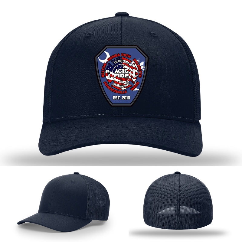 Firehouse tough ACTC firefighting program hat with patch