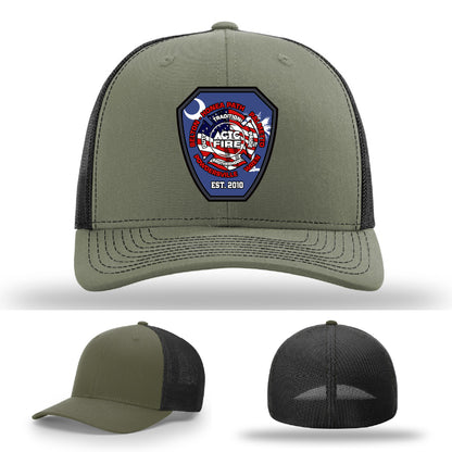 Firefighter training hat designed for ACTC students and alumni