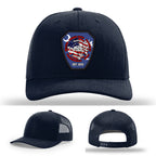 ACTC fire program graduate hat with full grain leather patch