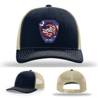 Custom firefighter gear hat representing ACTC firefighting program