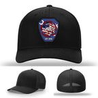 ACTC Firefighting Program student hat with engraved leather patch