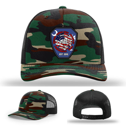 ACTC program hat with engraved leather patch for instructors