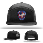 ACTC firefighting program custom leather patch hat for graduates