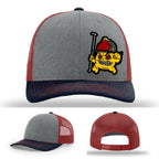 Backdraft Bastard Firefighter Leather Patch Hat gallery view ten