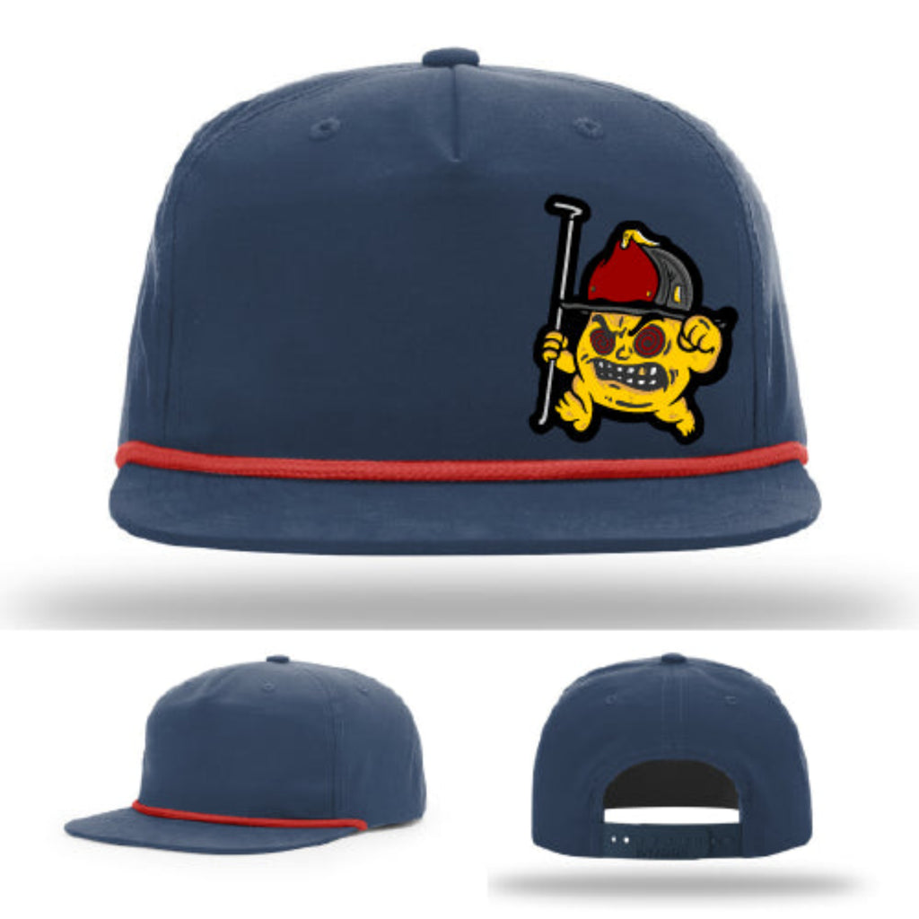 Backdraft Bastard Firefighter Leather Patch Hat gallery view eleven