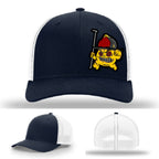 Backdraft Bastard Firefighter Leather Patch Hat gallery view fourteen
