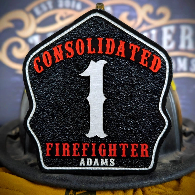 Bare Bones firefighter helmet shield traditional profile