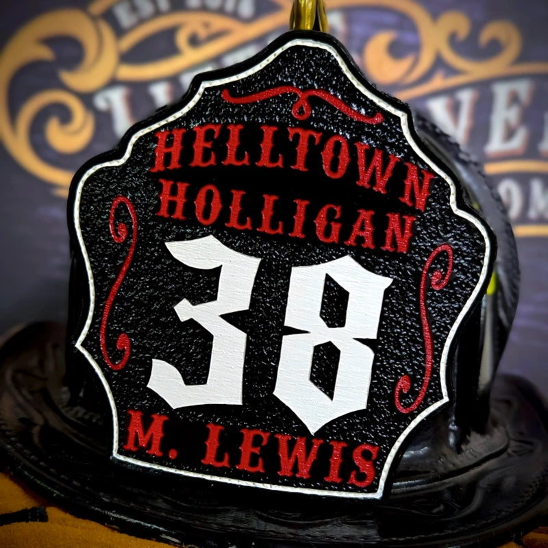 Bare Bones firefighter helmet shield built for fireground use