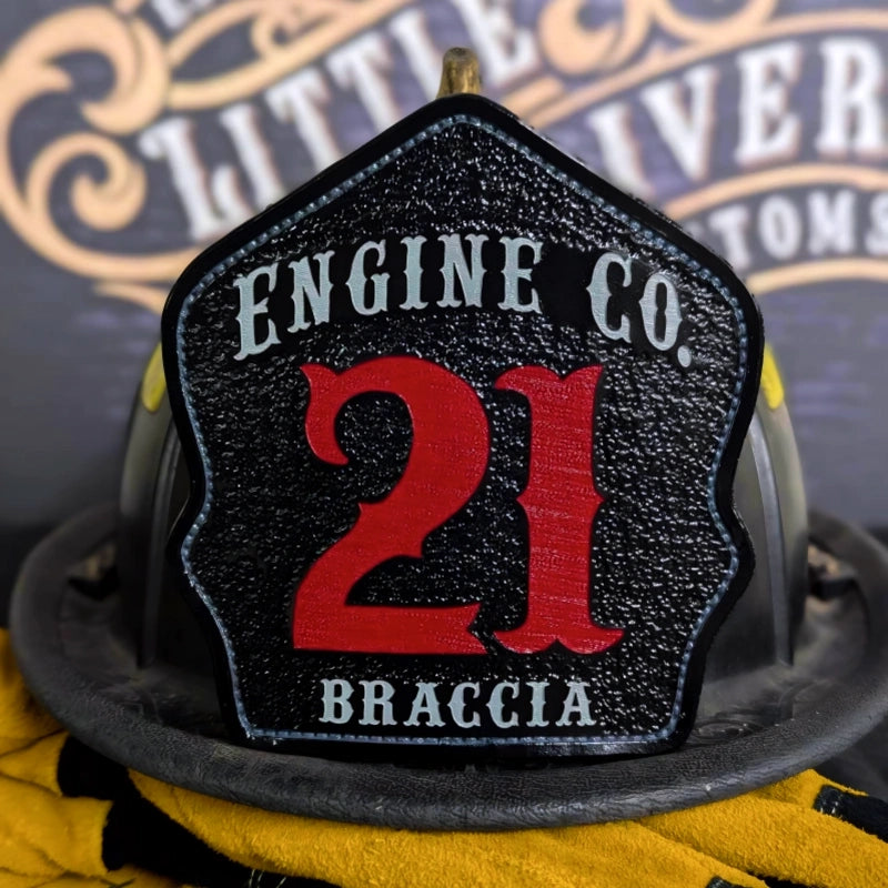 Bare Bones firefighter helmet shield built firefighter strong