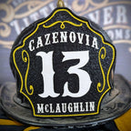 Custom Bare Bones firefighter helmet shield handmade