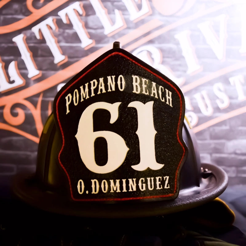 Bare Bones firefighter helmet shield clean firefighter style
