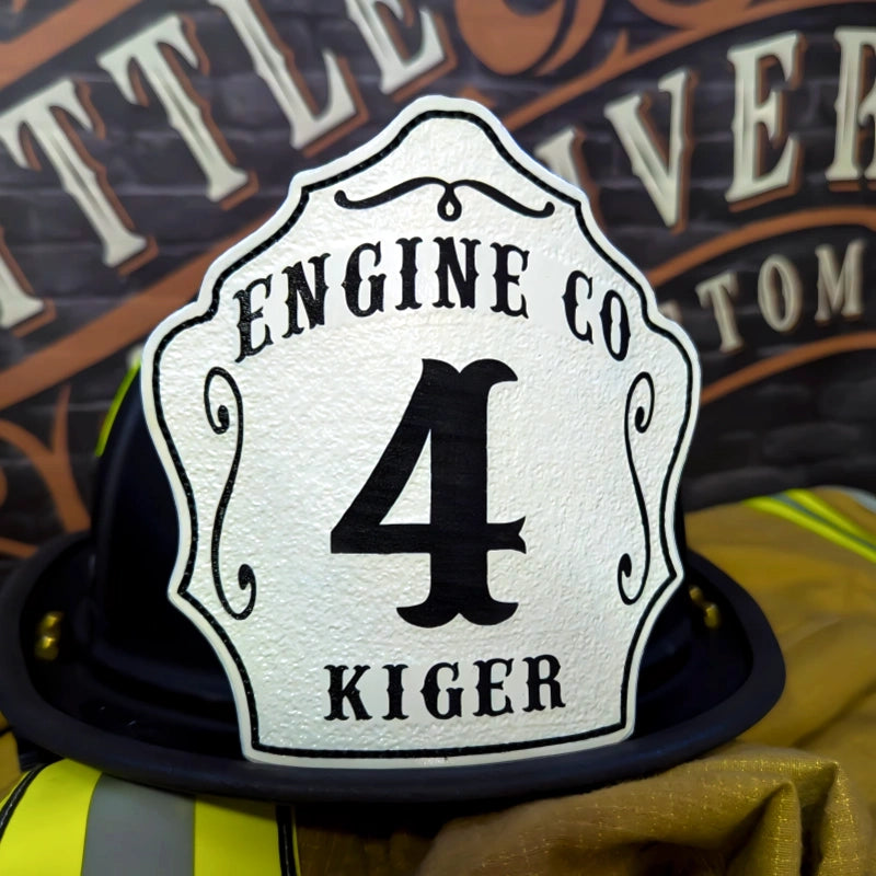 Bare Bones firefighter helmet shield classic fire style