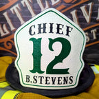 Bare Bones firefighter helmet shield heat tested leather