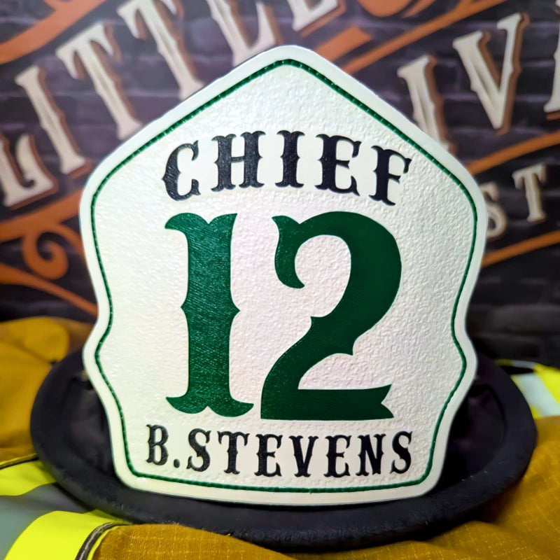 Bare Bones firefighter helmet shield heat tested leather