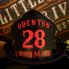 Bare Bones firefighter helmet shield leather handmade design