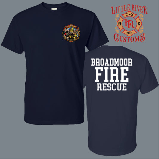 Broadmoor Fire Department firefighter department pride shirt