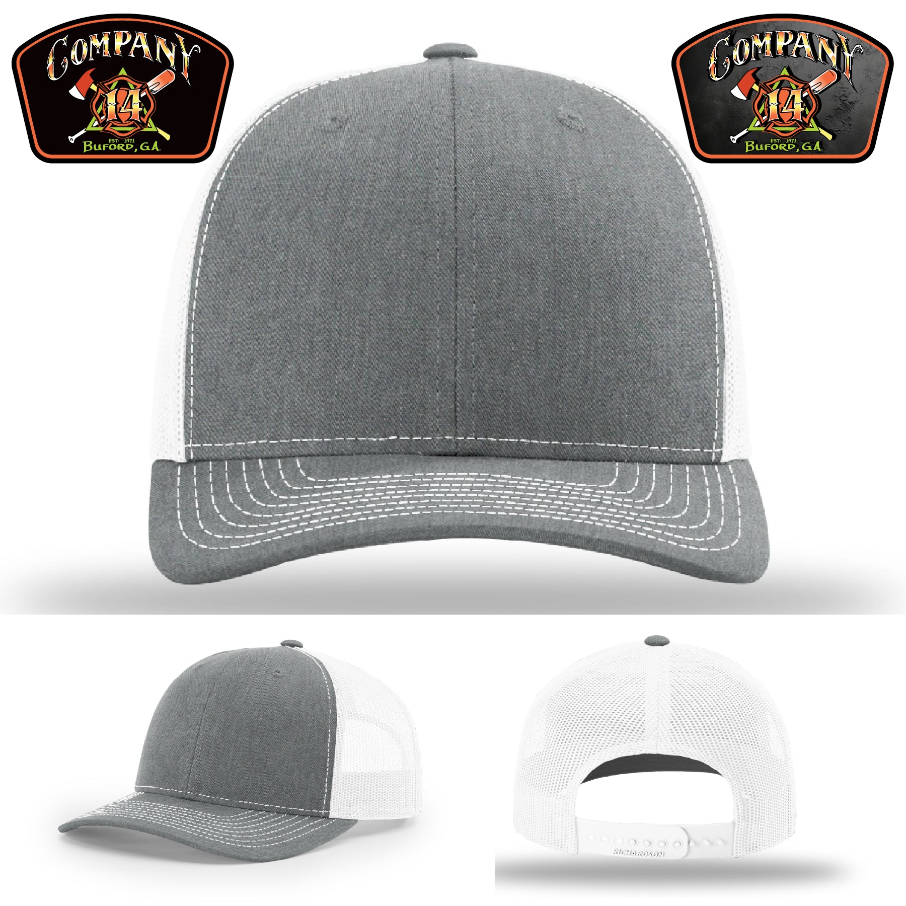 Buford Company 14 hat showing station pride and tradition