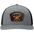 Buford Company 14 station hat with engraved leather emblem