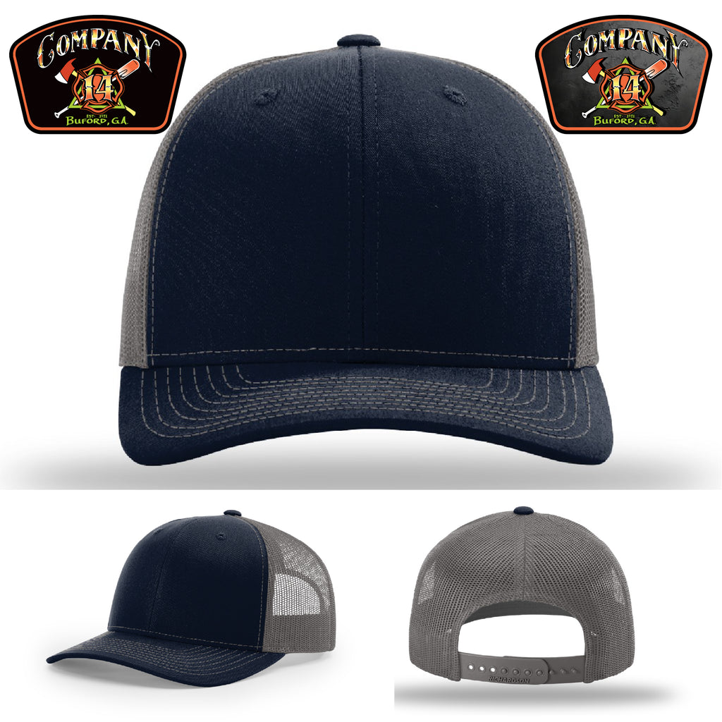 Buford Company 14 leather patch firefighter hat