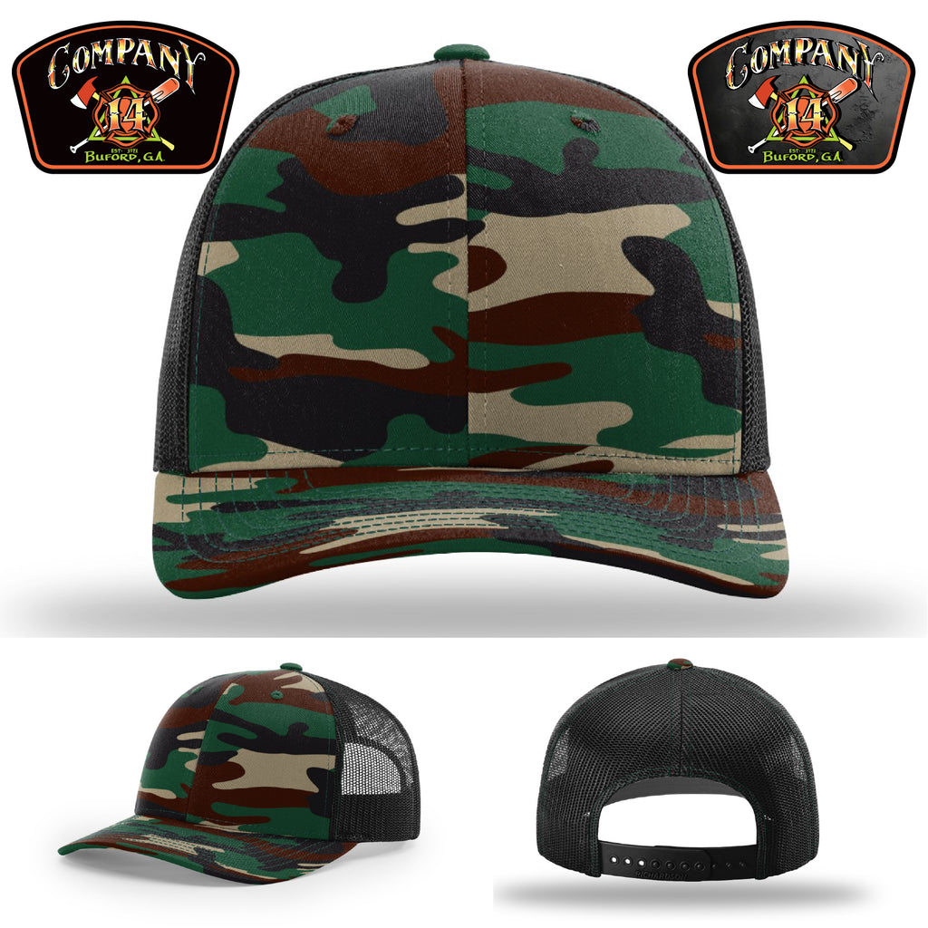 Buford Company 14 department hat with clean burn line detail