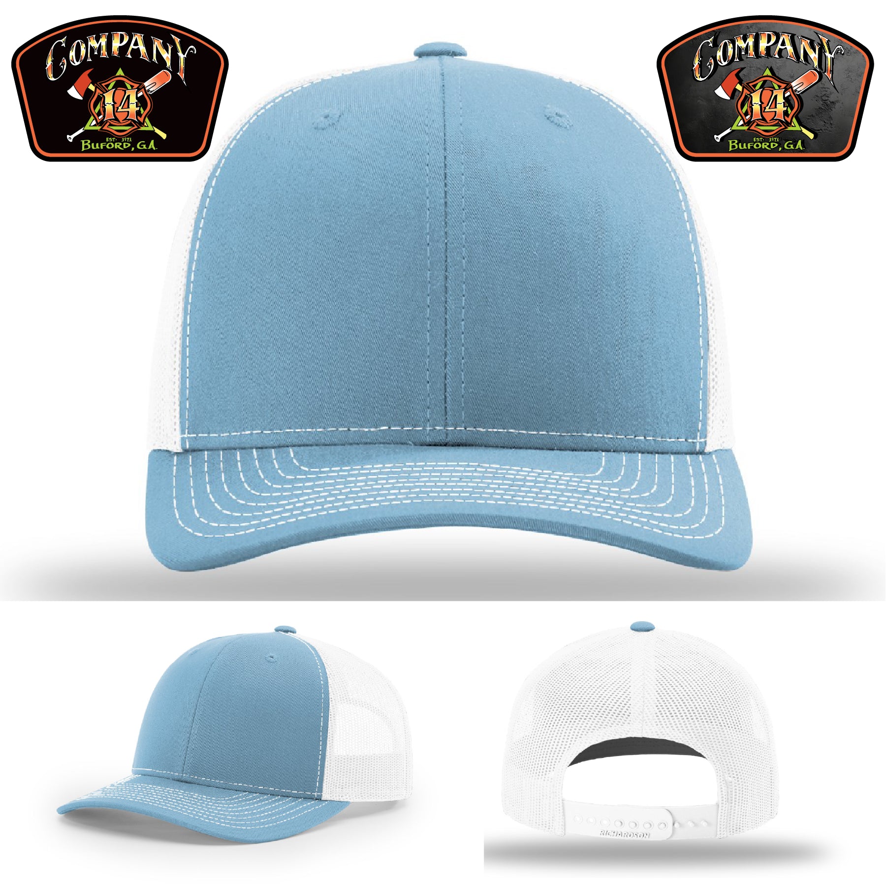 Buford Company 14 hat with premium structured crown profile