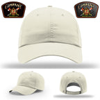 Buford GA firefighter hat rugged crown breathable mesh leather patch durable Buford Company 14 leather patch hat for gifts and events