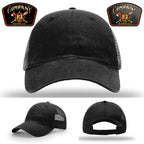 Buford GA Company 14 leather patch firefighter hat