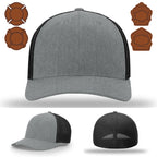 Variant firefighter hat designed with bugle rank patch