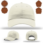 Firefighter lifestyle hat variant with bugle rank leather patch