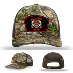 Custom firefighter hat for Canyon Lake department pride and service